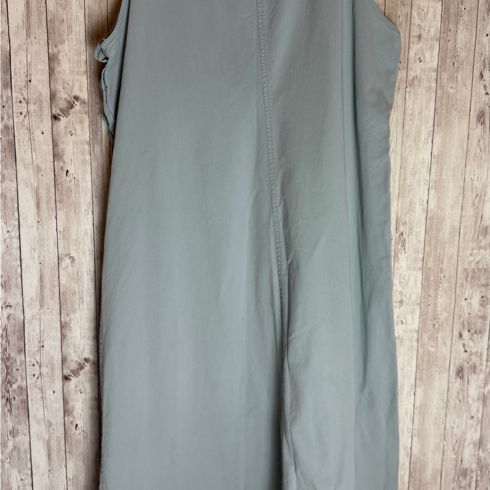 Eddie Bauer Cotton Tencel Sleeveless Jumper Dress Light Blue XL - Picture 6 of 7